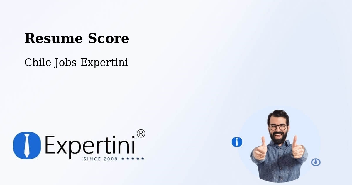 Resume Score & Job Description Match Tool – La Granja - Chile Jobs Expertini
